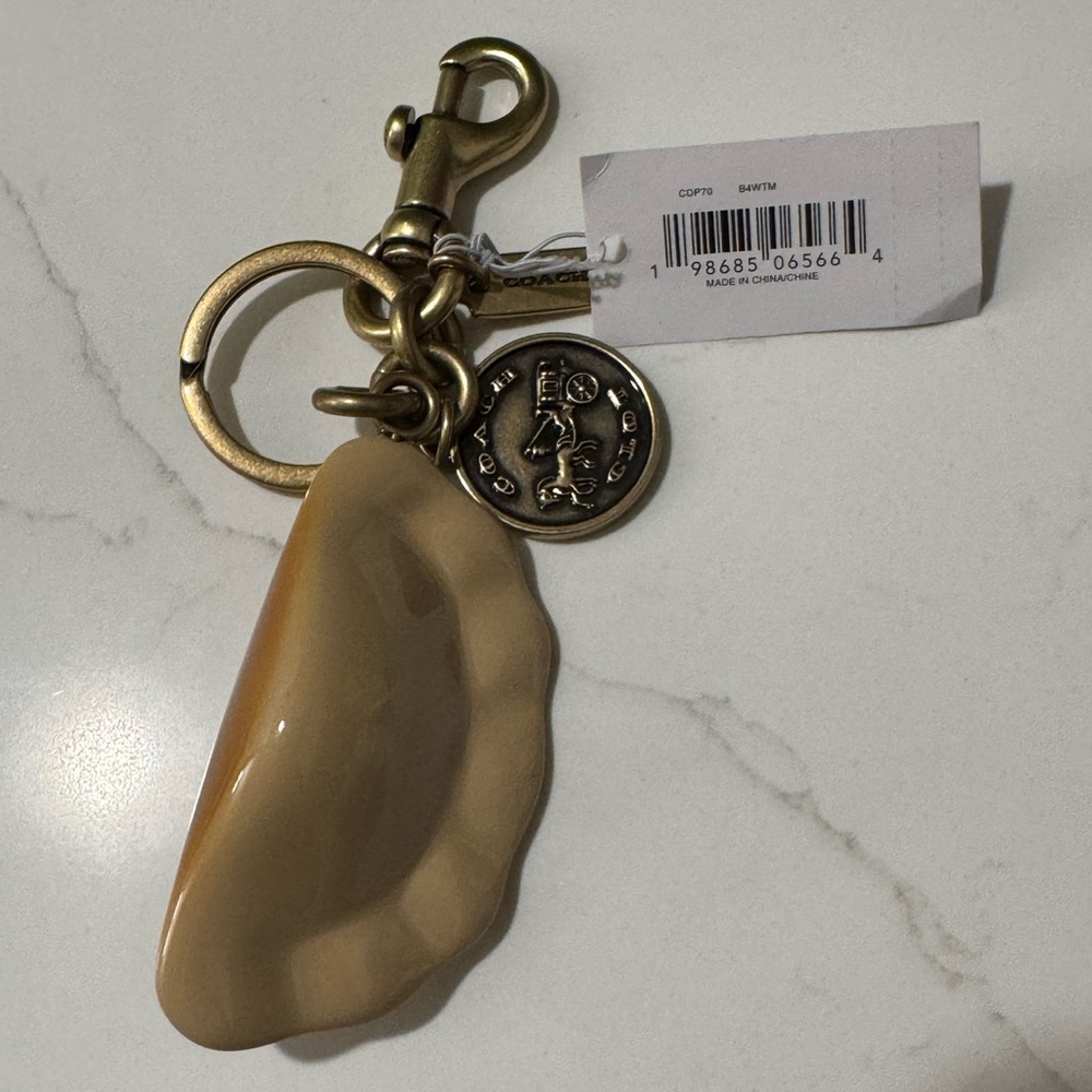 NWT Coach Clot Dumpling Bag Charm - Picture 4 of 16